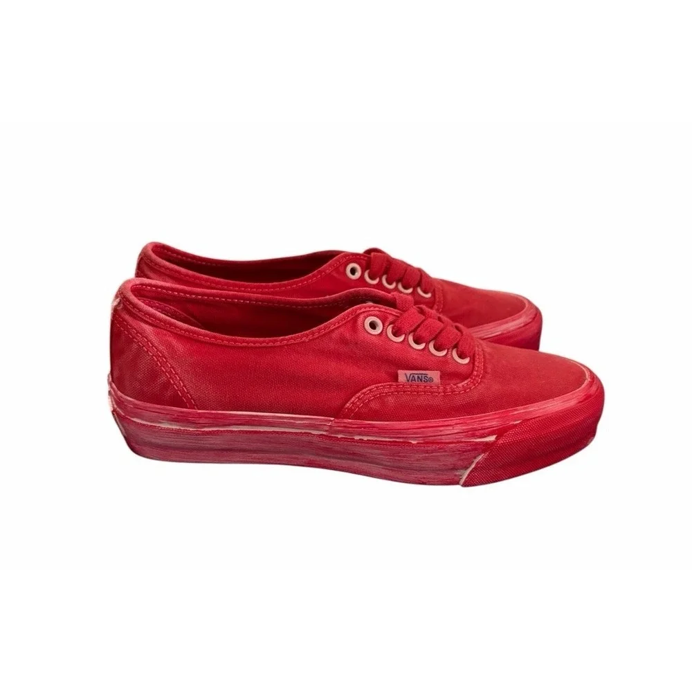 Vans‎ OTW Authentic Reissue 44 Red Painted Art Women's 8 New No Box